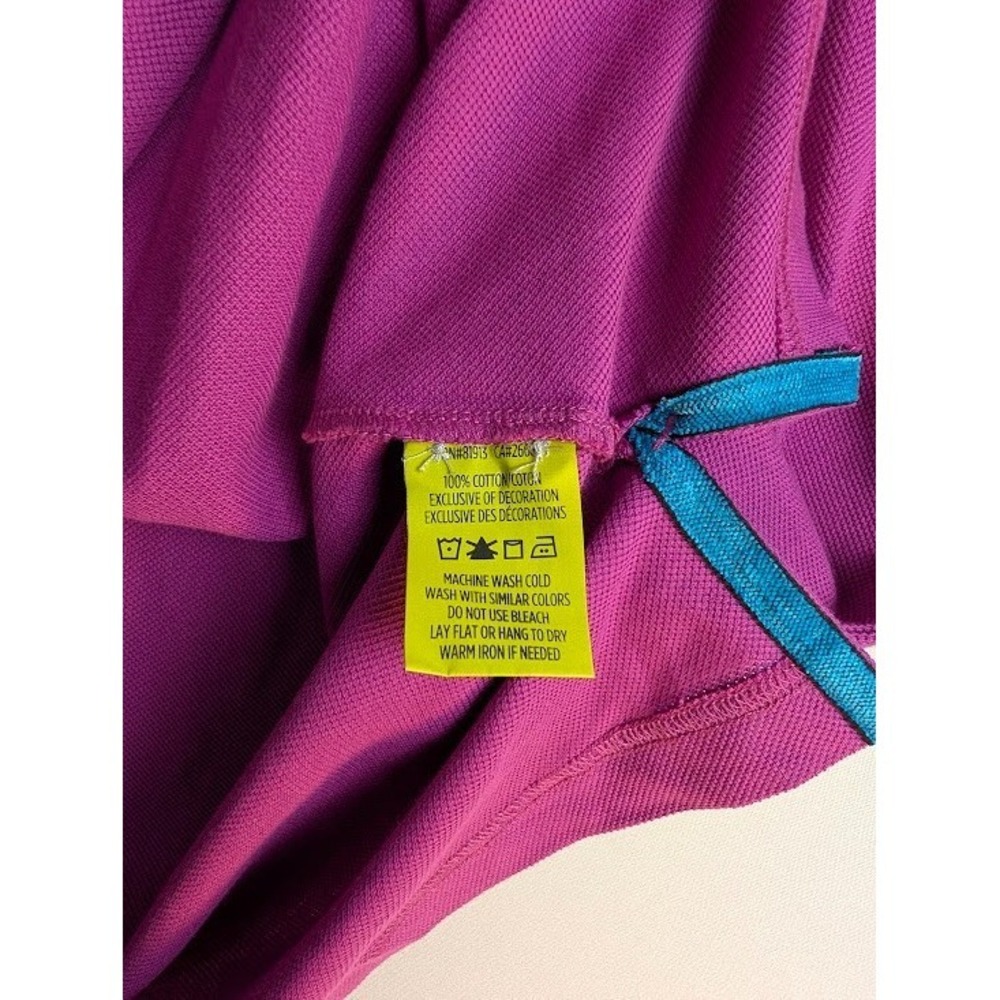 ROBERT GRAHAM Pique Polo Shirt Mens XL Magenta Pink‎ Short Sleeve NWT - Picture 8 of 8